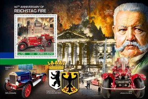 2024/02 - SIERRA LEONE  - REICHSTAG FIRE 90TH     1V    MNH **