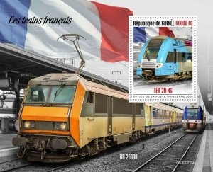 Guinea French Trains Stamps 2020 MNH TER 2N NG Railways Rail 1v S/S