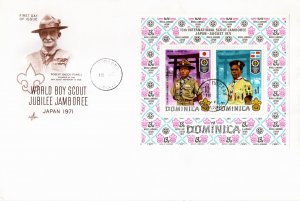 Dominica 1971 Sc 327a FDC