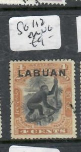 LABUAN  4C MONKEY     SG 112     MNG          P1129H