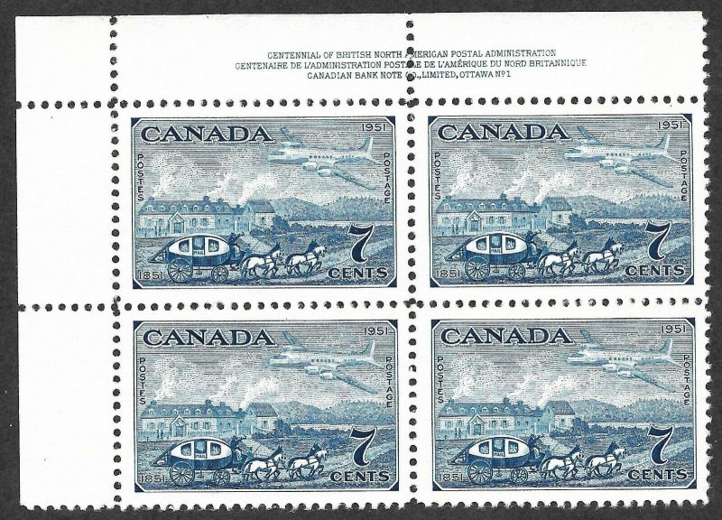 Doyle's_Stamps: Set of 3 1951 Canadian PNBs XF-S