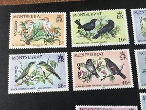 MONTSERRAT # O65-O78-MINT/NEVER HINGED-COMPLETE SET----OFFICIALS----1985