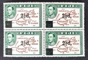 Fiji #136 MNH XF Fresh and Crisp Block CV $10.00