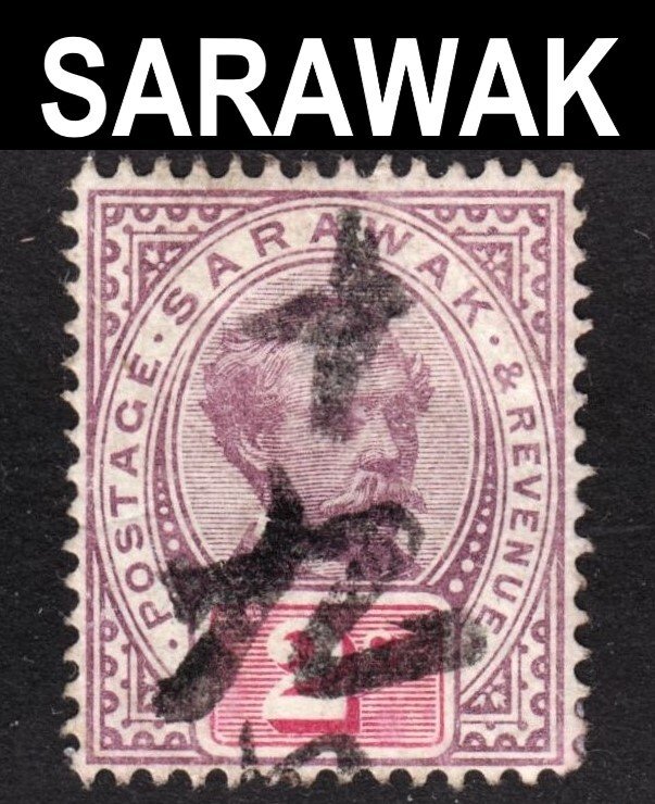 Sarawak Scott 9 F to VF used. Hand-canceled with Japanese characters.  FREE...