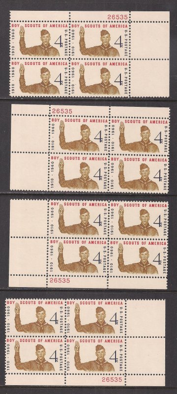 UNITED STATES SC# 1145  MATCHED SET PL#26535  FVF/MNH 1960