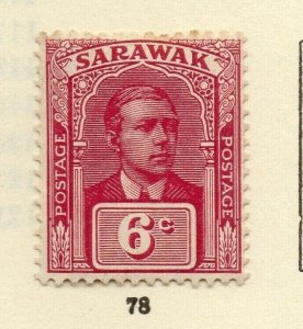 Sarawak 1928 Early Issue Fine Mint Hinged 6c. NW-163903