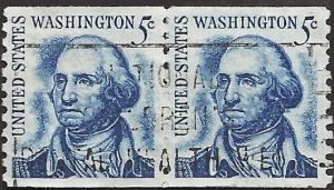 # 1304 USED PAIR GEORGE WASHINGTON