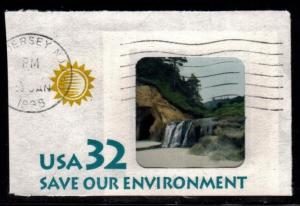 #U640 Save our Environment Cut Square - Used