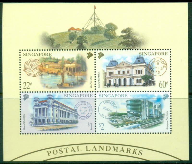 Singapore 2000 Post Offices & Cancels MS MUH