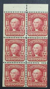 MOMEN: US #319g BOOKLET MINT OG NH $240 #5123