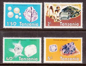 Tanzania 310-313 Minerals MNH VF