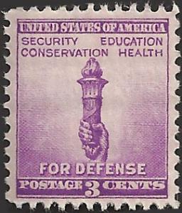 # 901 MINT NEVER HINGED NATIONAL DEFENSE