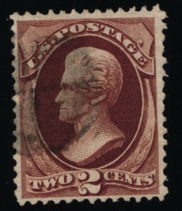 Scott #146 VF - Jackson - 2c Red Brown - Used - 1870