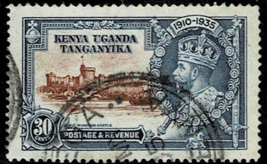 KUT 1935 Silver Jubilee Used