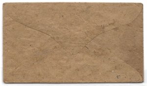 Confederate States of America Scott 4 on cover to North Carolina