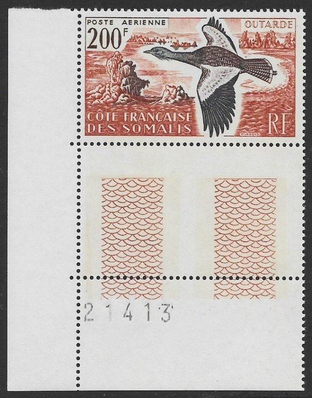 Somali Coast 1960 Bird 200F #C23 VF-LH CV $25.00