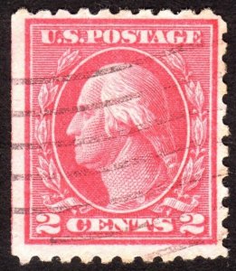 1914, US 2c, Washington, Used, Sc 425