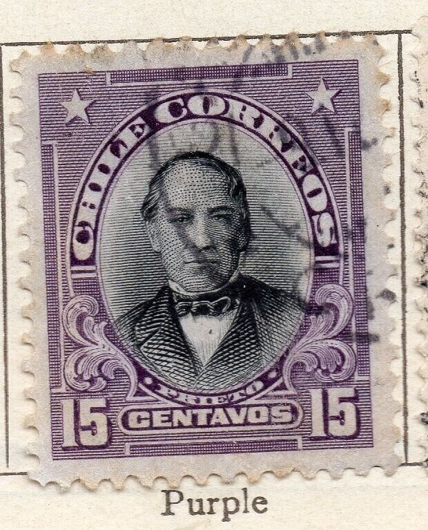 Chile 1911 Early Issue Fine Used 15c. NW-11442
