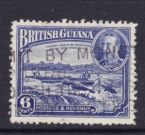 British Guiana Scott 214,  1934 KGV 6c,  VF Used.  Scott $7.