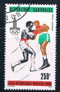 Gabon C240 Used Olympic Boxing ul 1980 (G0278)+