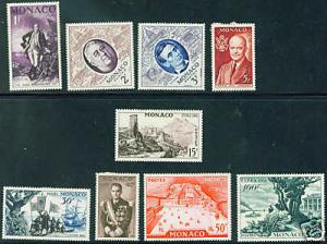 MONACO Scott 354-62 MH* 1956 FIPEX set CV$22