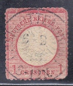 GERMANY SC# 17 USED  1g 1872