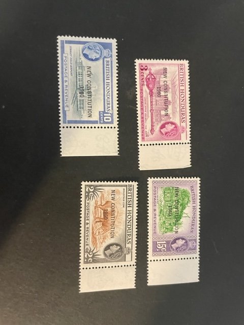 British Honduras sc 159-162 MNH comp set