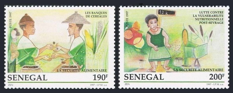 Senegal 1273-1274,MNH. Food Day,1997.
