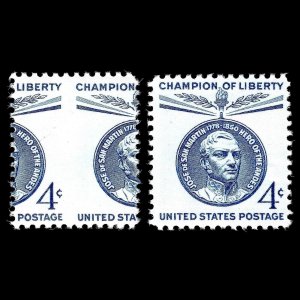 WCstamps: U.S. Scott #1125 / 4c Jose De Martin EFO, VF, Mint OGnh