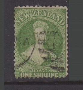 New Zealand FFQ Chalon 1/- SG 124 FU