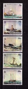 ALDERNEY GB Sc# 32 - 36 MNH FVF Set5 Ships