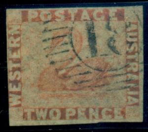 Western Australia #14a  Used  Scott $130.00   Pale Orange