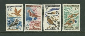 BIRDS - St PIERRE & MIQUELON #362-365  MNH