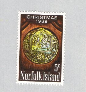 Norfolk Island 125 Unused Nativity 1969 (BP68016)