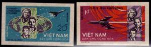 North Viet Nam Scott 340-341 Imperforate set NGAI