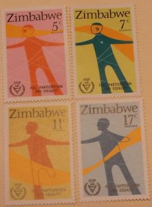 Zimbabwe 438-41 UN Topical MNH Cat $1.25