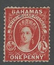 Bahamas USED watermark reversed sc 12 sg 25x