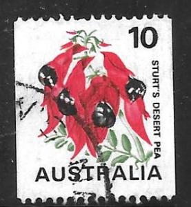 Australia 439G: 10c Desert Pea, used, VF