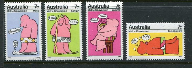 Australia #541-4 Mint