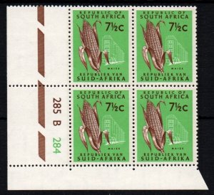 South Africa # 261 Plate Block MNH