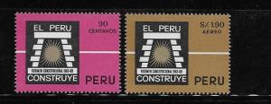 Peru 1967 6-year Building Program MNH A20