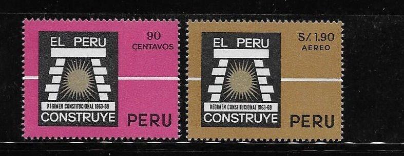 Peru 1967 6-year Building Program MNH A20