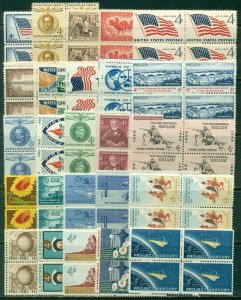 25 DIFFERENT SPECIFIC 4-CENT BLOCKS OF 4, MINT, OG, NH, GREAT PRICE! (15)