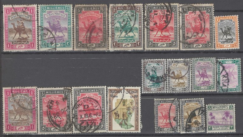 COLLECTION LOT # 2903 SUDAN 18 STAMPS 1902+ CLEARANCE CV+$23