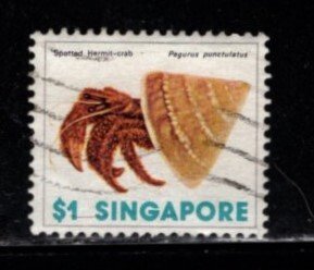 Singapore - #272 Spotted Hermit Crab - Used