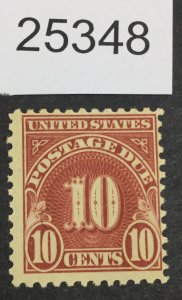 US STAMPS #J74  MINT OG H LOT #25348