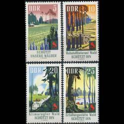 DDR 1969 - Scott# 1101-4 Forest Fire Set of 4 NH