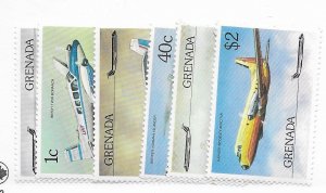 Grenada #749-754 MH/MNH CAT Value $4.80