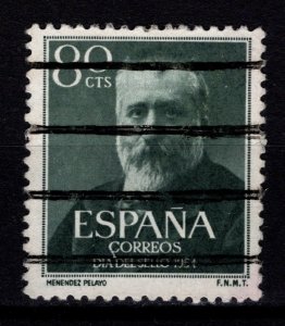 Spain 1954 Stamp Day, 80c [Used]