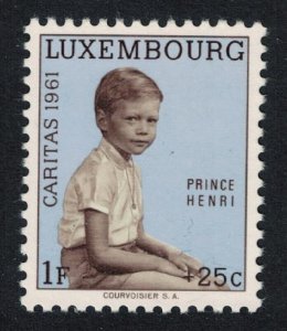 Luxembourg Prince Henri 'CARITAS' 30c 1961 MNH SG#700 MI#650